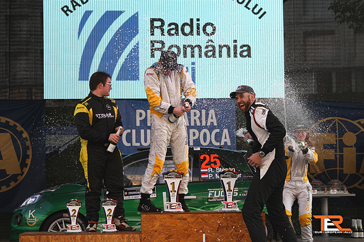 Afslutningen på Transilvania Rally 2017 blev en triumf på podiet for Simon Vallentin og Ditte Kammersgaard.